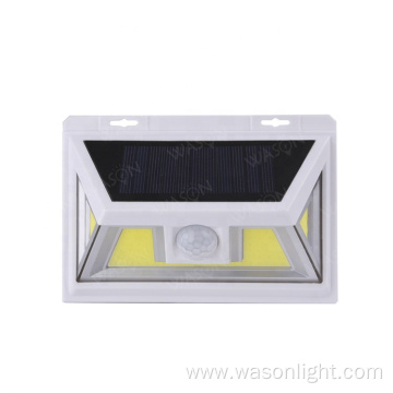Wholesale 2 Modes 450 Lumens 74*COB Outdoor Security Solar Power Sensor Wall Mounted Led Light IP65 waterproof